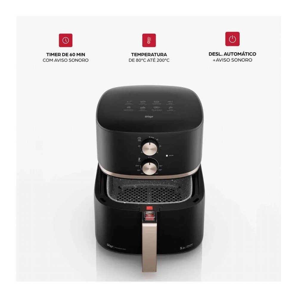 Fritadeira Eletrica Air Fryer Grand 5,2l 220v Prosdocimo, Wap