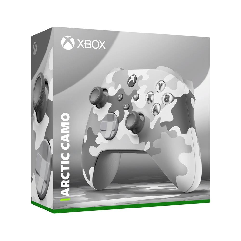 Controle Sem Fio Xbox Arctic Camo Edição Especial Qau-00138, Microsoft