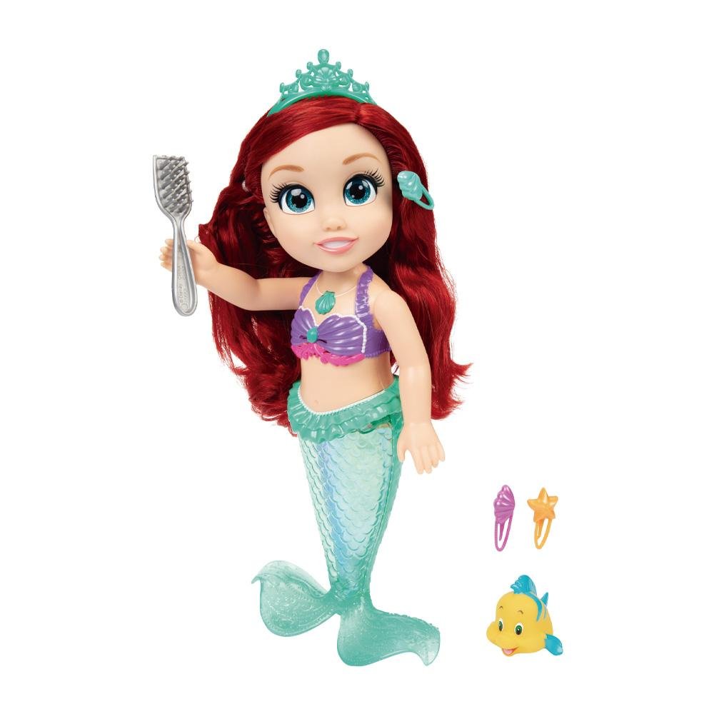 Boneca Princesas Disney Ariel Musical com Luz Som e Acessorios Multikids - BR1934