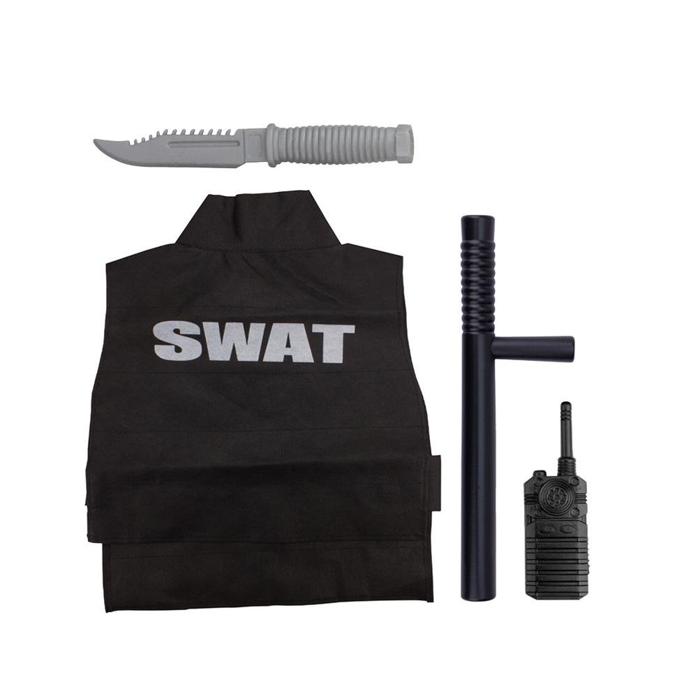 Brincando de Ser Swat Colete Polybag Multikids - BR1851