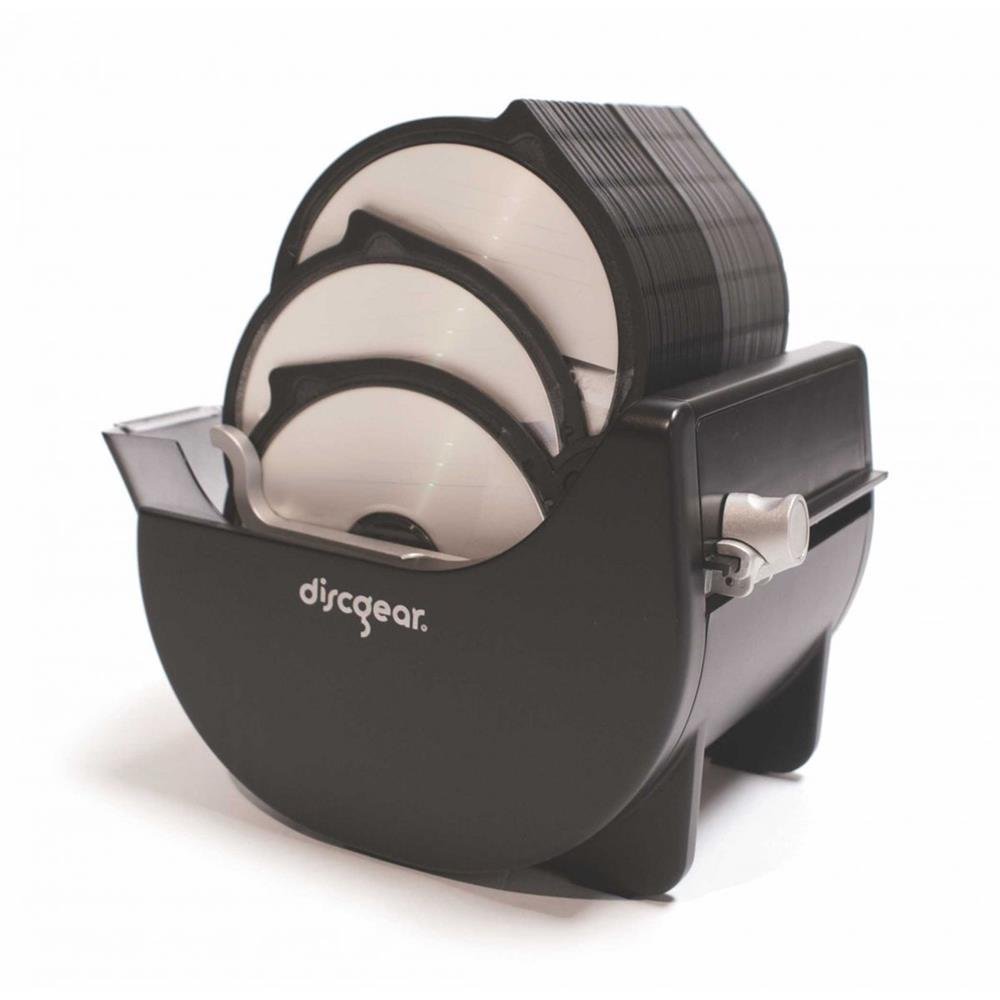 Porta Cd.Dvd Discgear Browser Preto.Cinza Capacidade 50 unidades