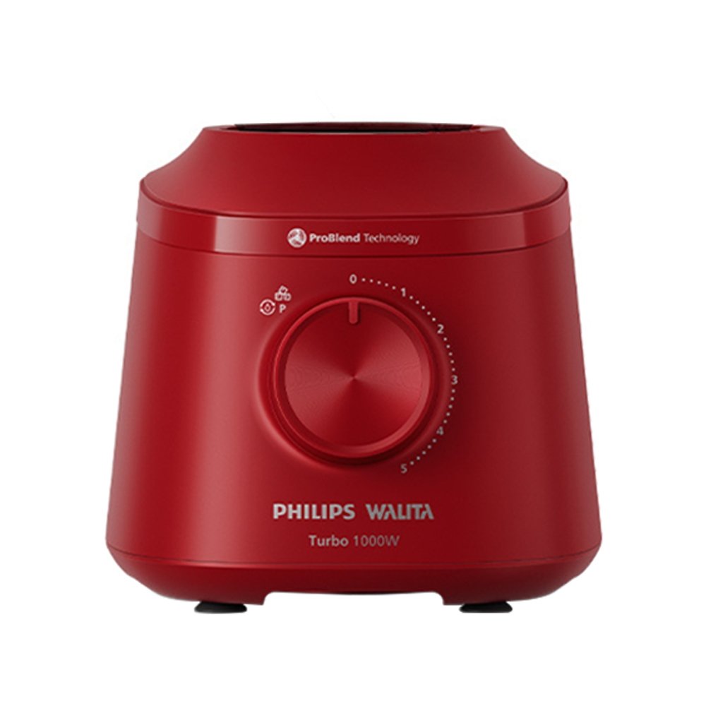 Liquidificador Walita Série 3000 HR2270/40 - 1000W, 5 Velocidades, Turbo, Vermelho, 220V