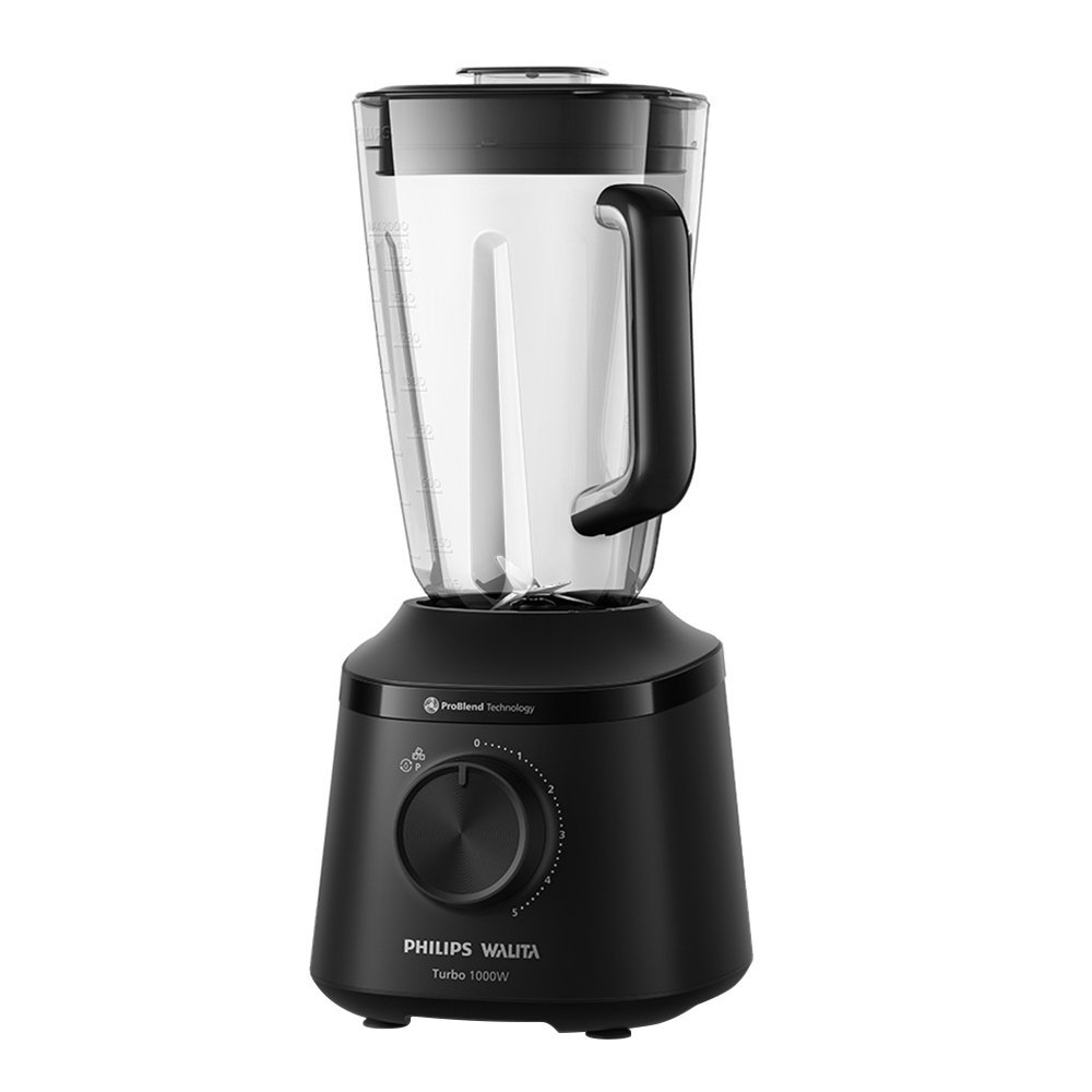 Liquidificador Walita Série 3000 HR2270/91 - 1000W, 5 Velocidades, Turbo, Preto, 110V