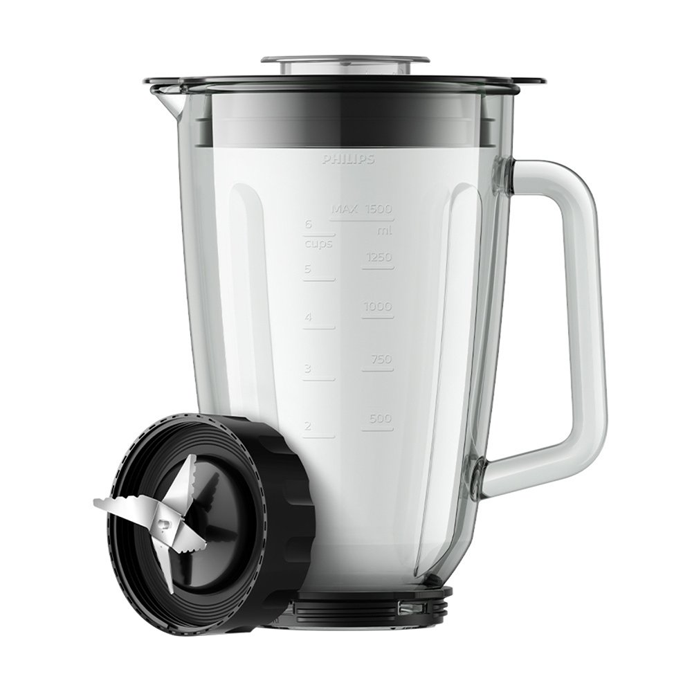 Liquidificador Walita Série 3000 HR2272/91 - Jarra de Vidro, 5 Velocidades + Pulsar, Turbo - 700W, Preto, 110V