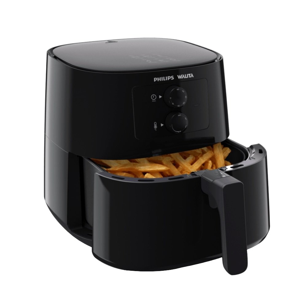 Fritadeira Air Fryer Philips Walita Série 3000 XL HD9206/90 - 2000W, Analógica, Preto, 110V