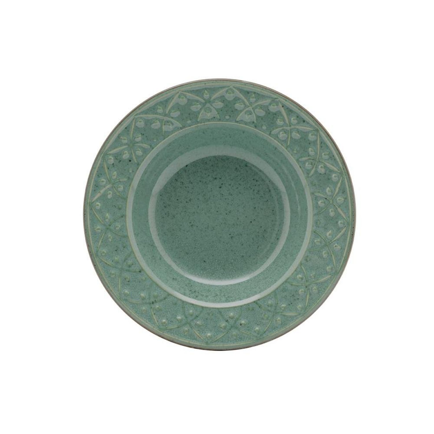 Prato Fundo Cerâmica 23Cm Mendi Malaquita Oxford