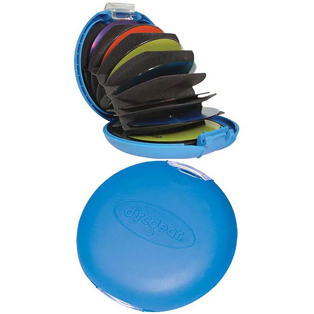 Porta Cd.Dvd Discgear Discus Azul Capacidade 20 unidades | Martins Atacado