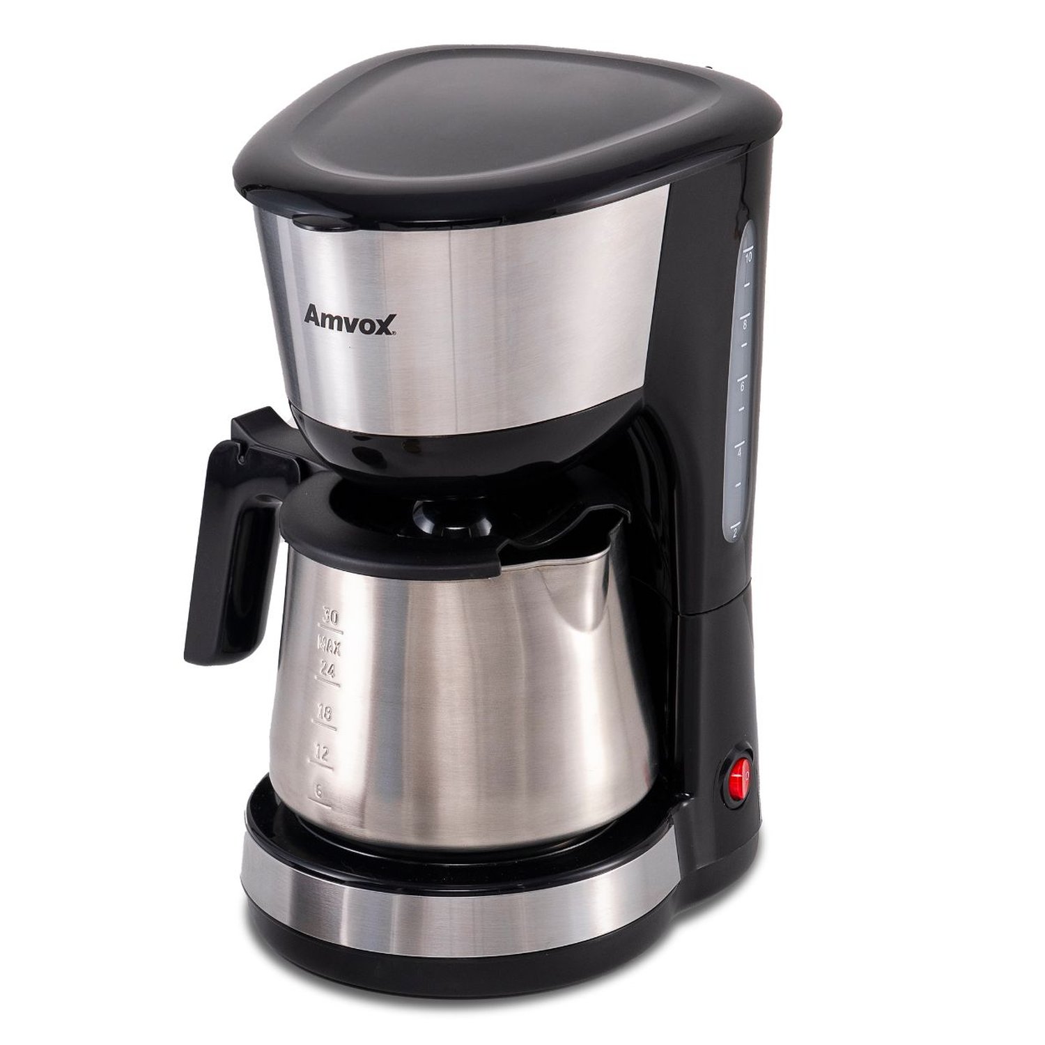 Cafeteira 1,5L Amvox Acf927 900W 30 Xic 10 Min Jarra Inox 127V