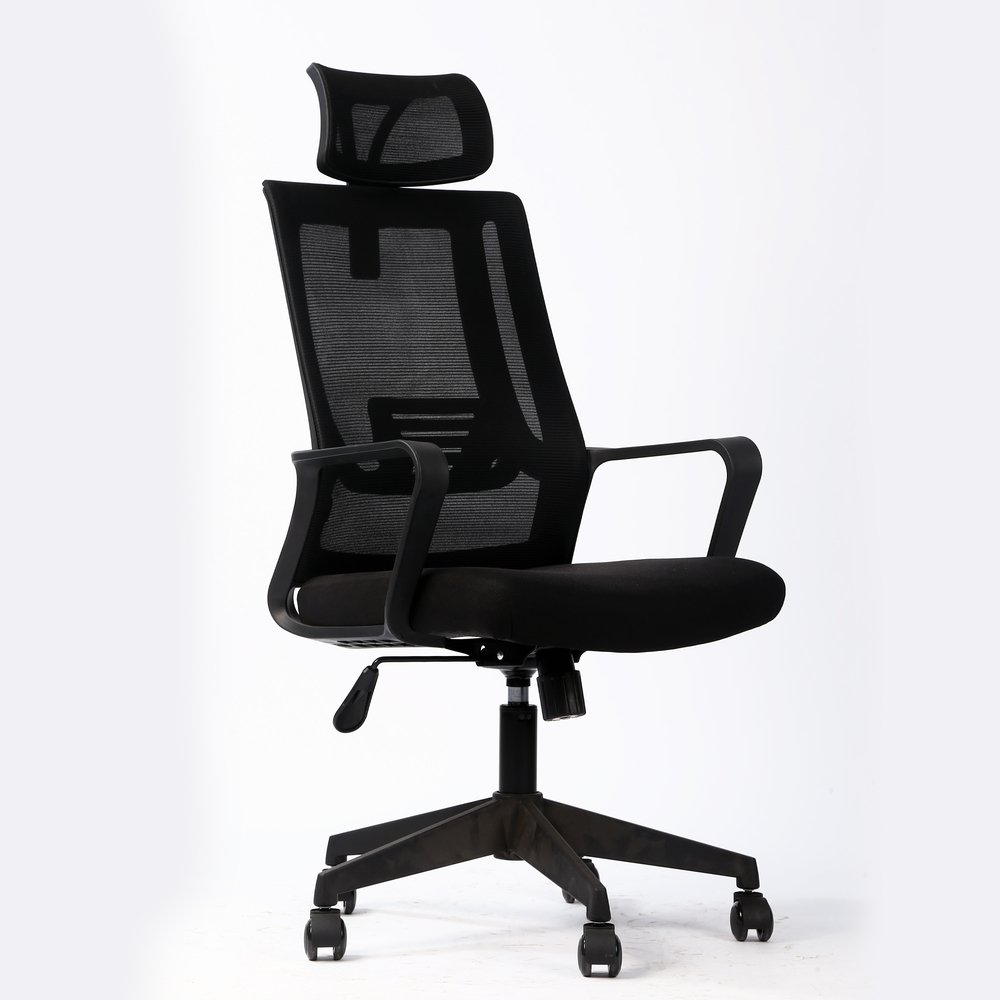 Cadeira Office Mesh Ergo Prime com a Apoio Lombar e Pescoço Ajustável - Bcop -01 Bluecase