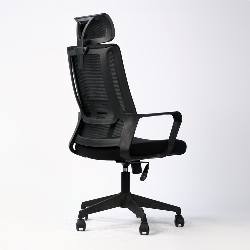 Cadeira Office Mesh Ergo Prime com a Apoio Lombar e Pescoço Ajustável - Bcop -01 Bluecase