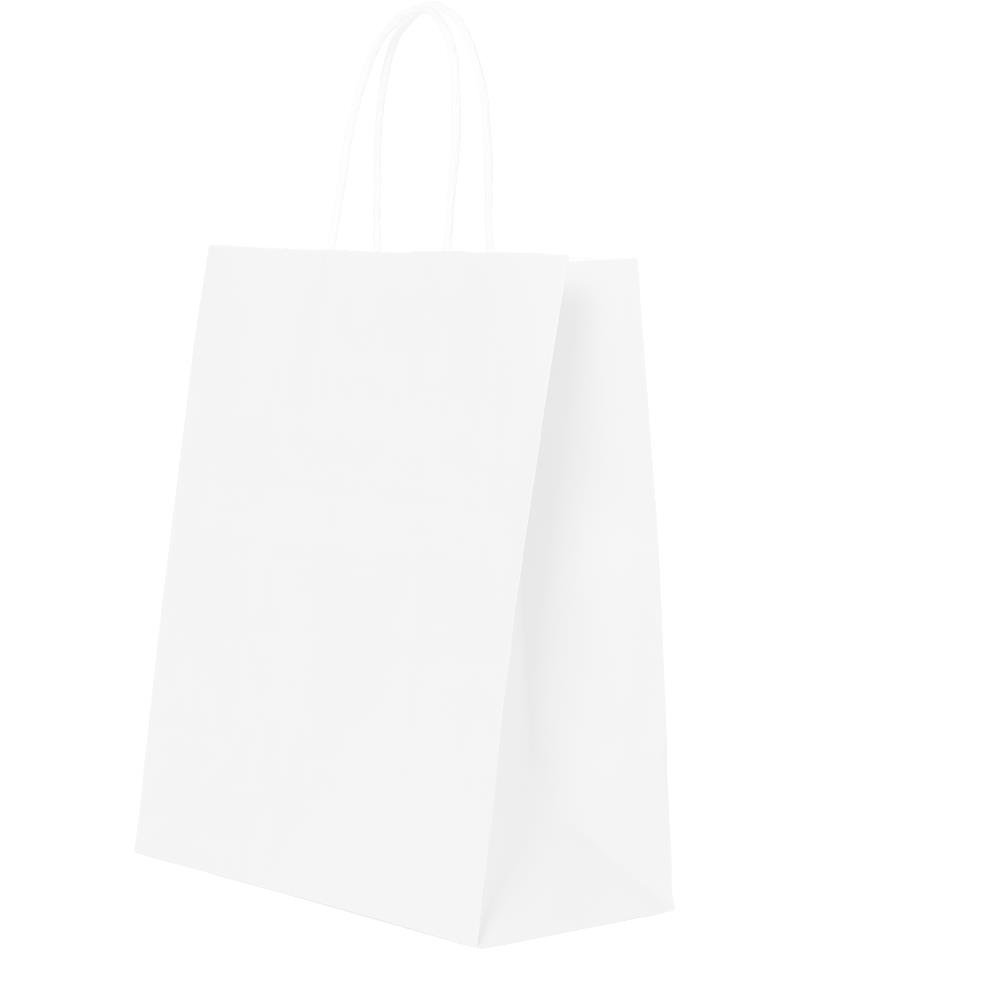 Sacola De Papel 18X14,5X7Cm Branco Fest Color