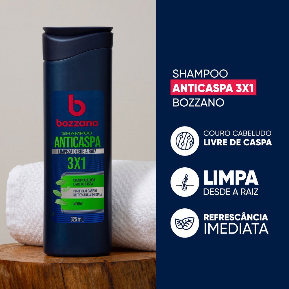 Shampoo Bozzano Anticaspa 325ml