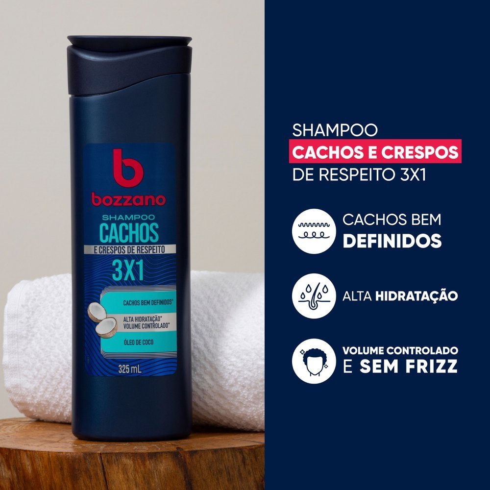 Shampoo Bozzano Cachos 325ml