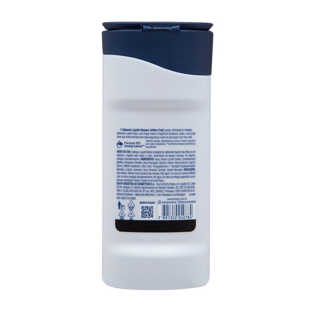 Sabonete Liquido Bozzano Fresh 240ml
