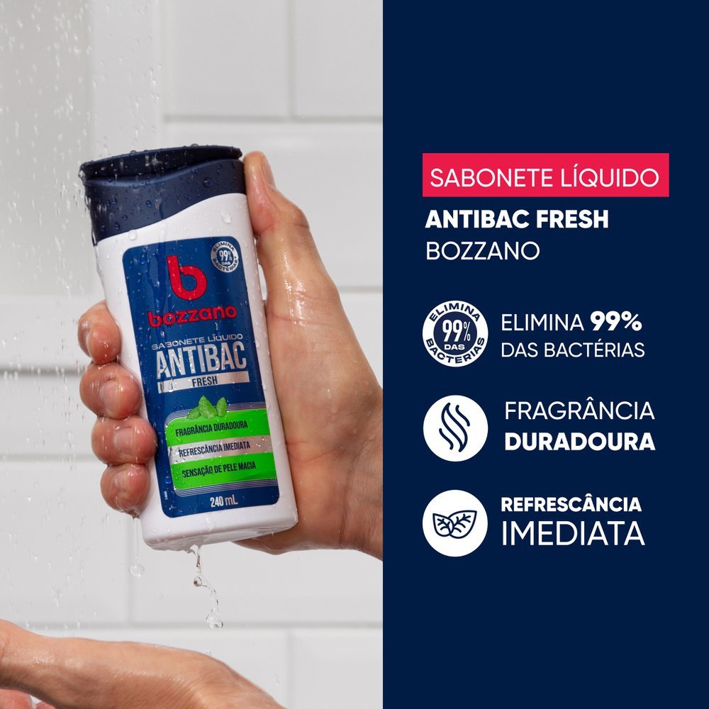 Sabonete Liquido Bozzano Fresh 240ml