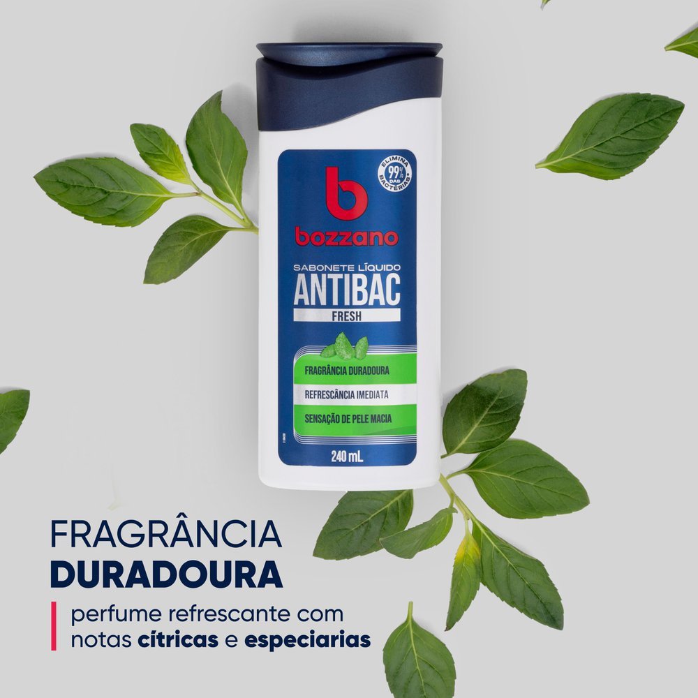 Sabonete Liquido Bozzano Fresh 240ml