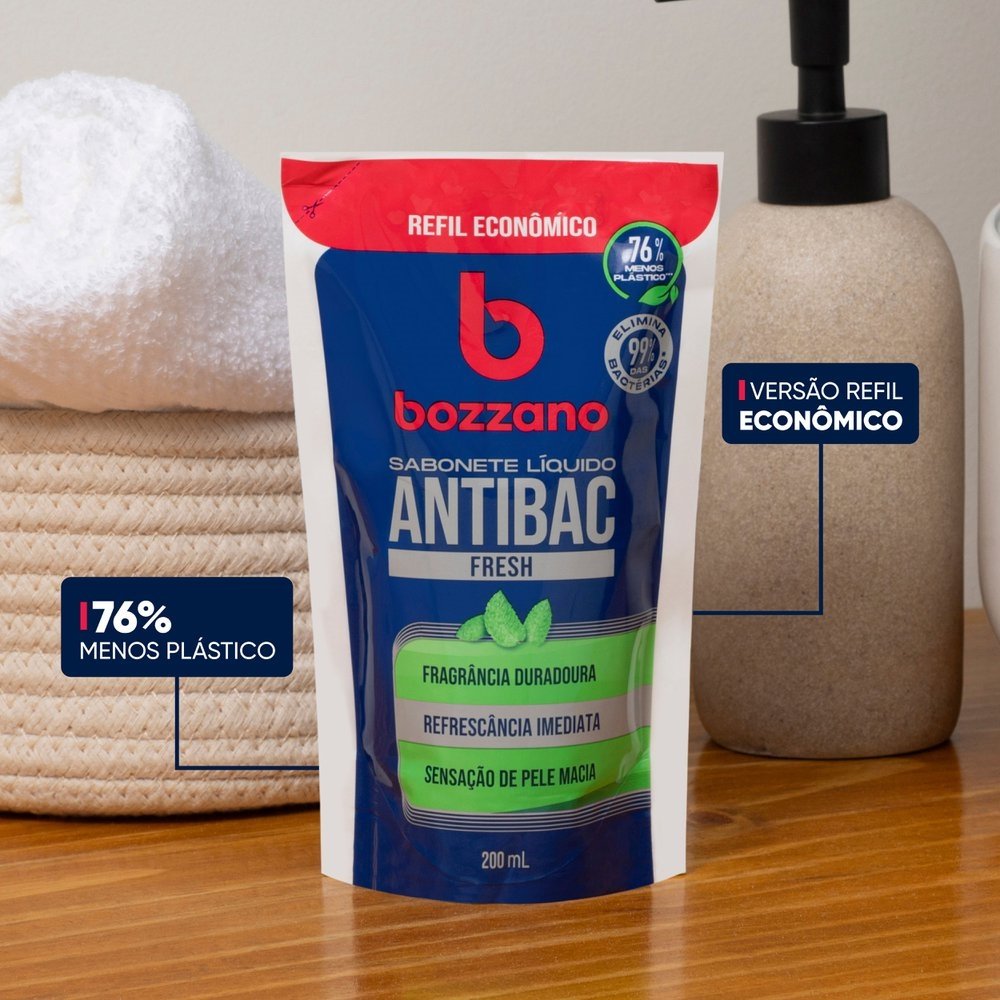 Sabonete Líquido Bozzano Fresh Refil 200ml