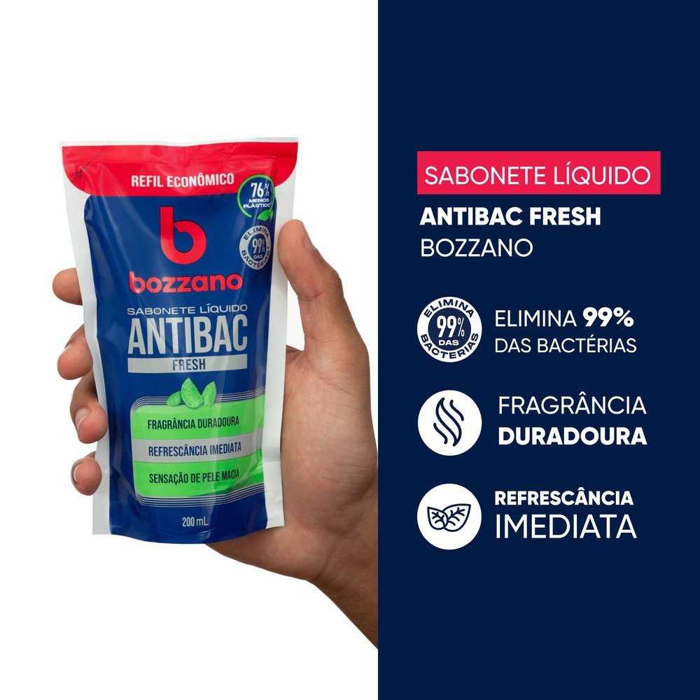 Sabonete Líquido Bozzano Fresh Refil 200ml