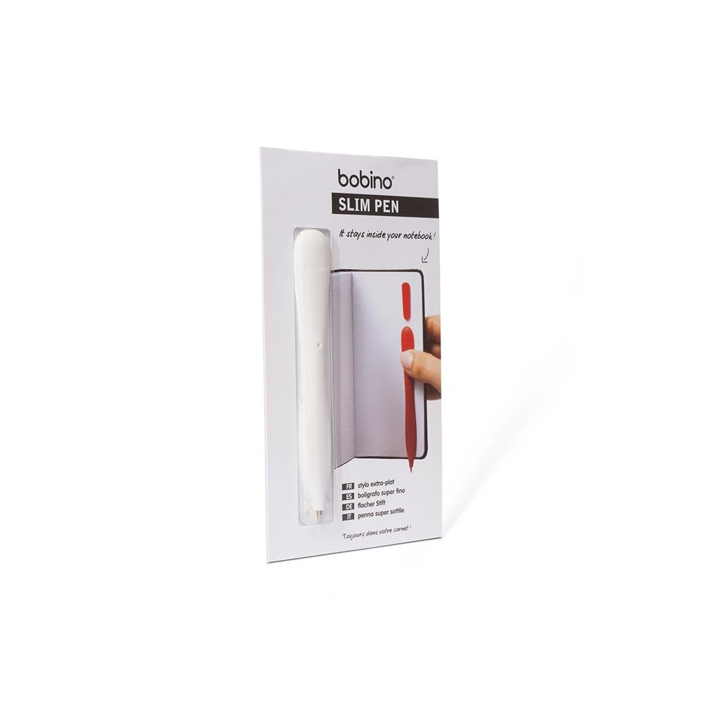 Caneta Bobino Corpo Fino Slim Pen Branca