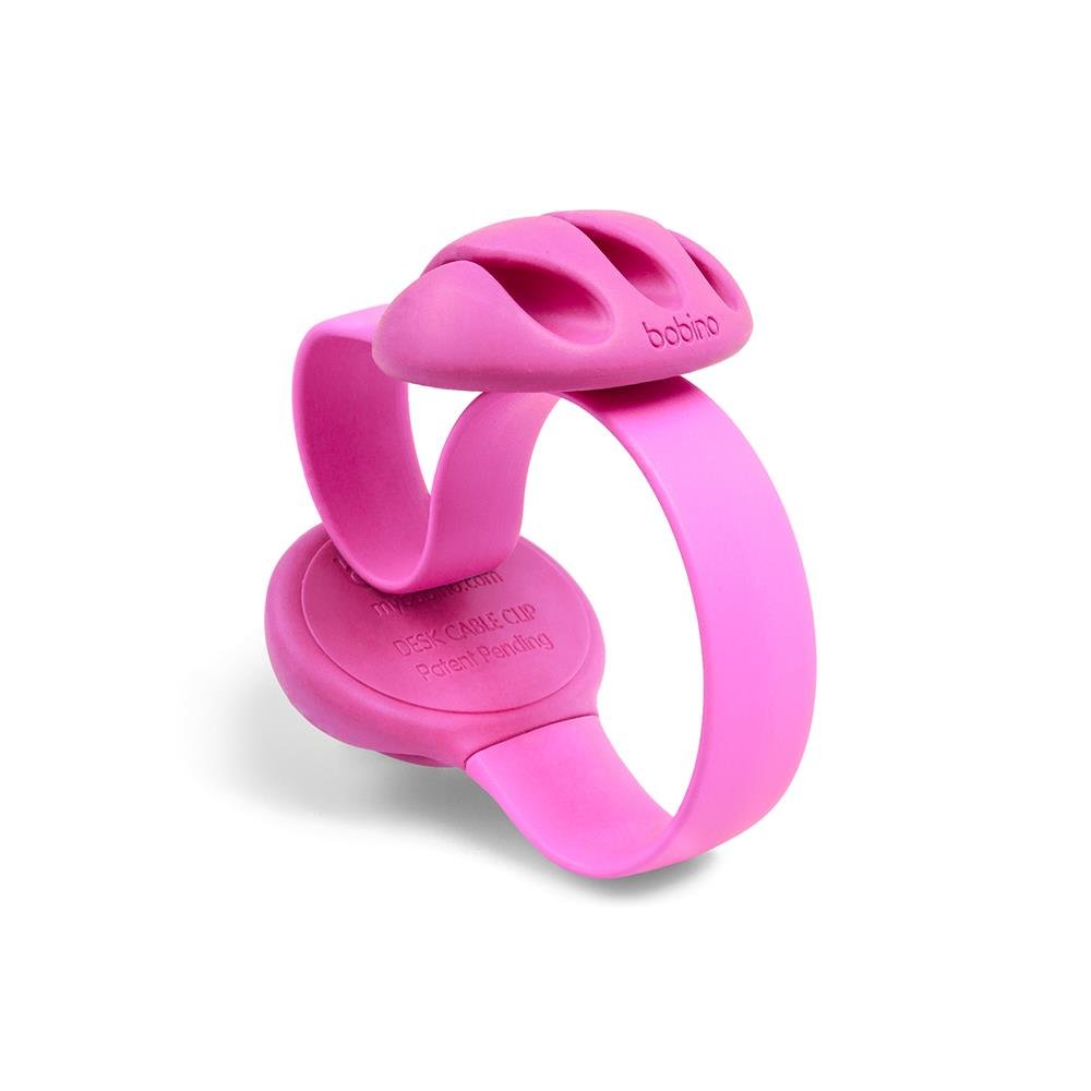 Organizador De Cabos Bobino - Desk Cable Clip Fucsia