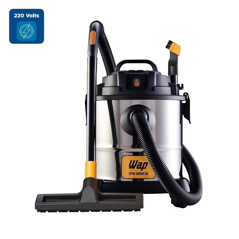 Aspirador de Pó e Água Wap 20 Litros Inox GTW ¿ 220 Volts