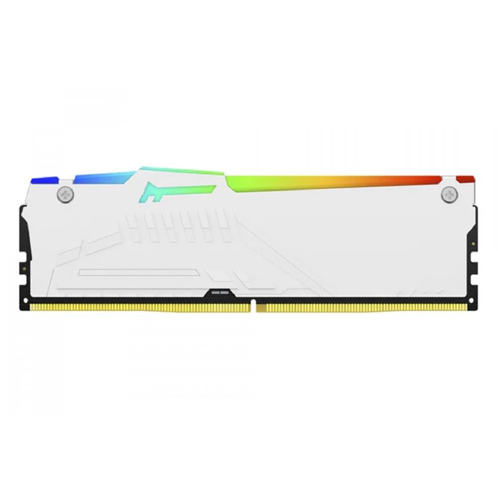 Memoria DDR5 Kingston Fury Beast, RGB, 32GB (2x16GB), 6000Mhz, Branco, KF560C36BWEAK2-32