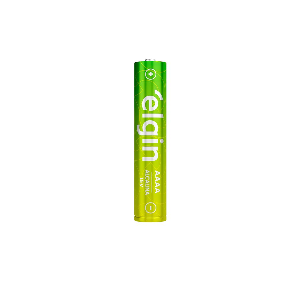 Pilha Alcalina Elgin AAAA 1,5V Blister com 2 unidades
