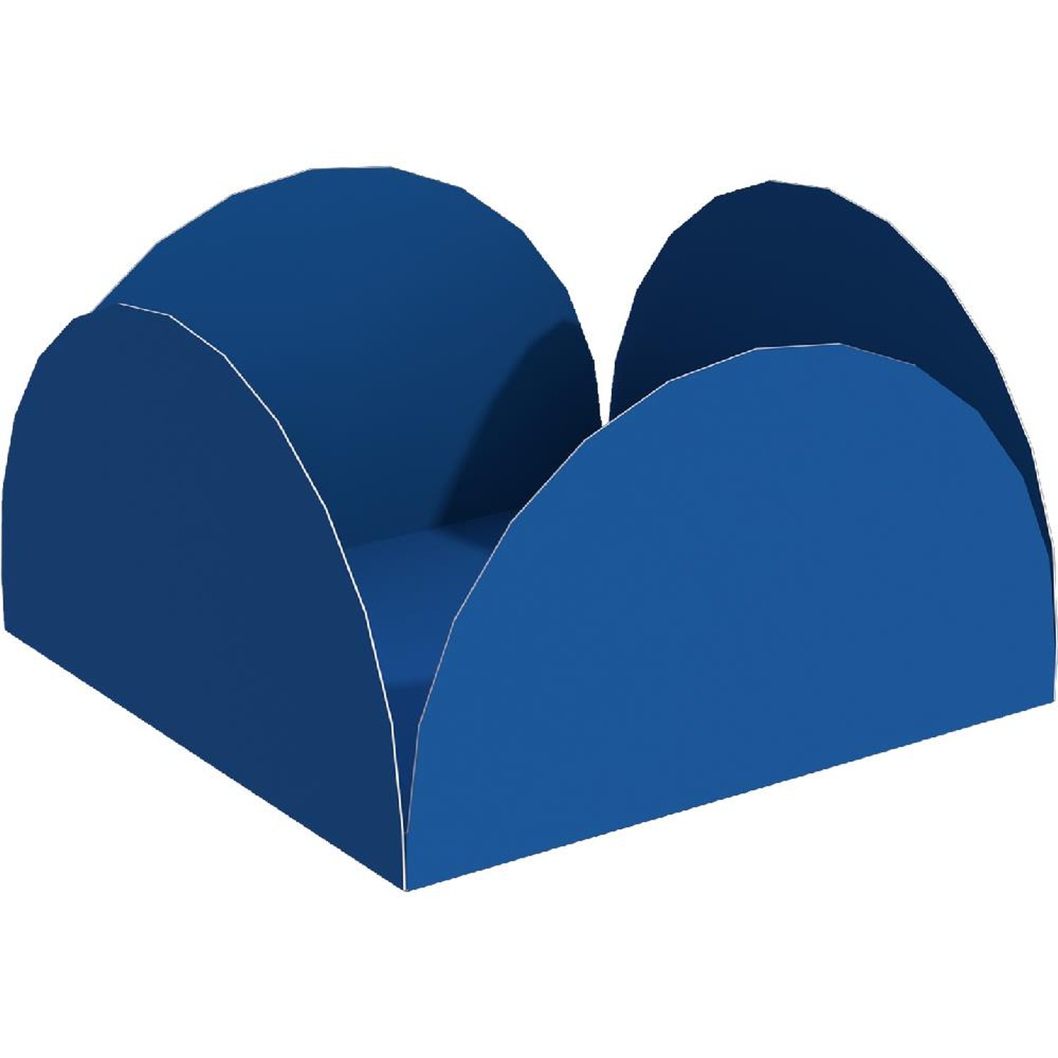 Porta Forminha Azul Escuro Fest Color - Embalagem com 40 unidades.
