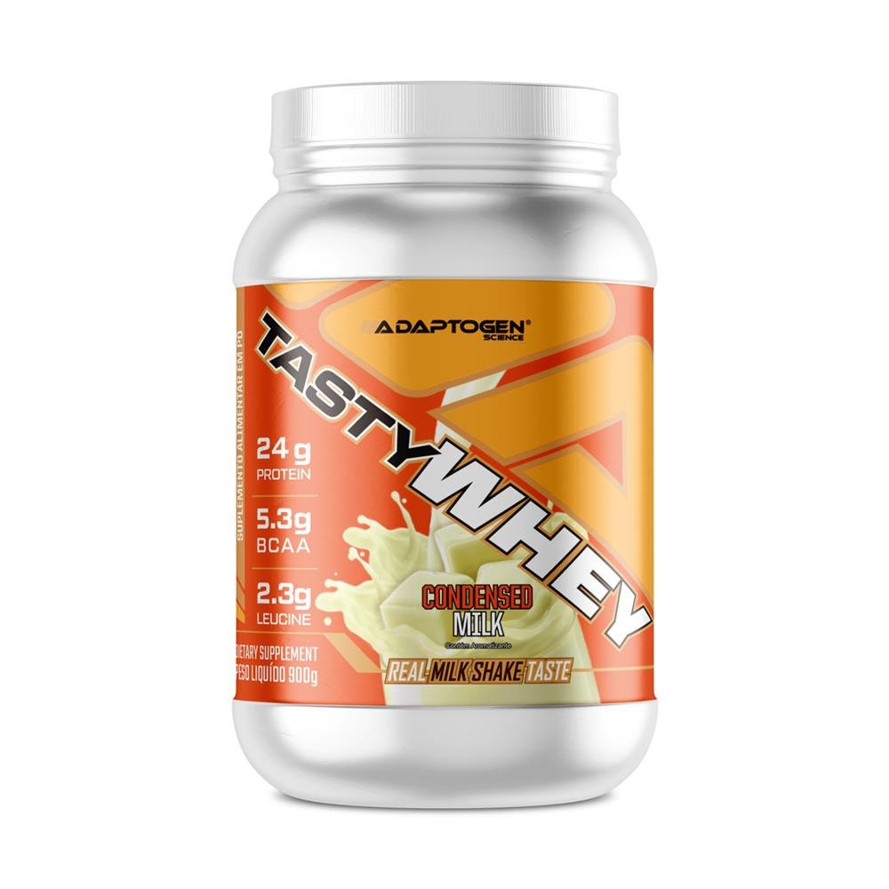 Whey Protein 3w Tasty Whey 900g Leite Condensado Adaptogen