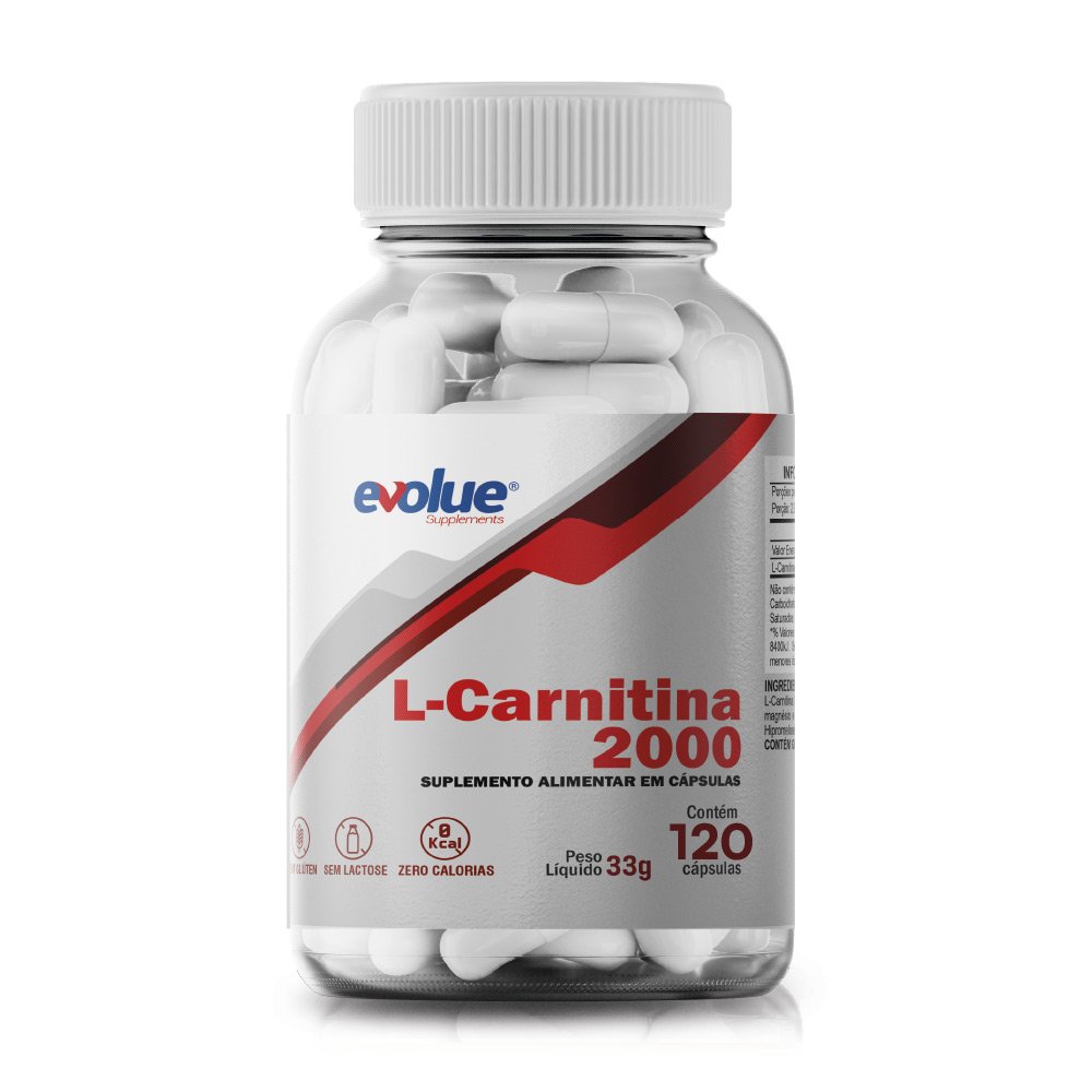 L Carnitina 120 Cápsulas - Evolue