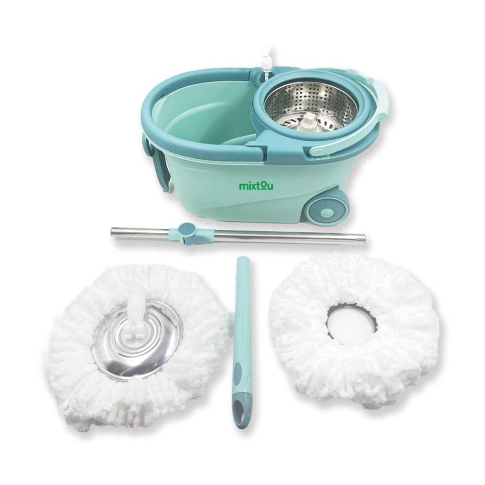 Balde Mop Pro 360 Graus Giratorio Limpeza Geral Esfregão 18L - MIXTOU
