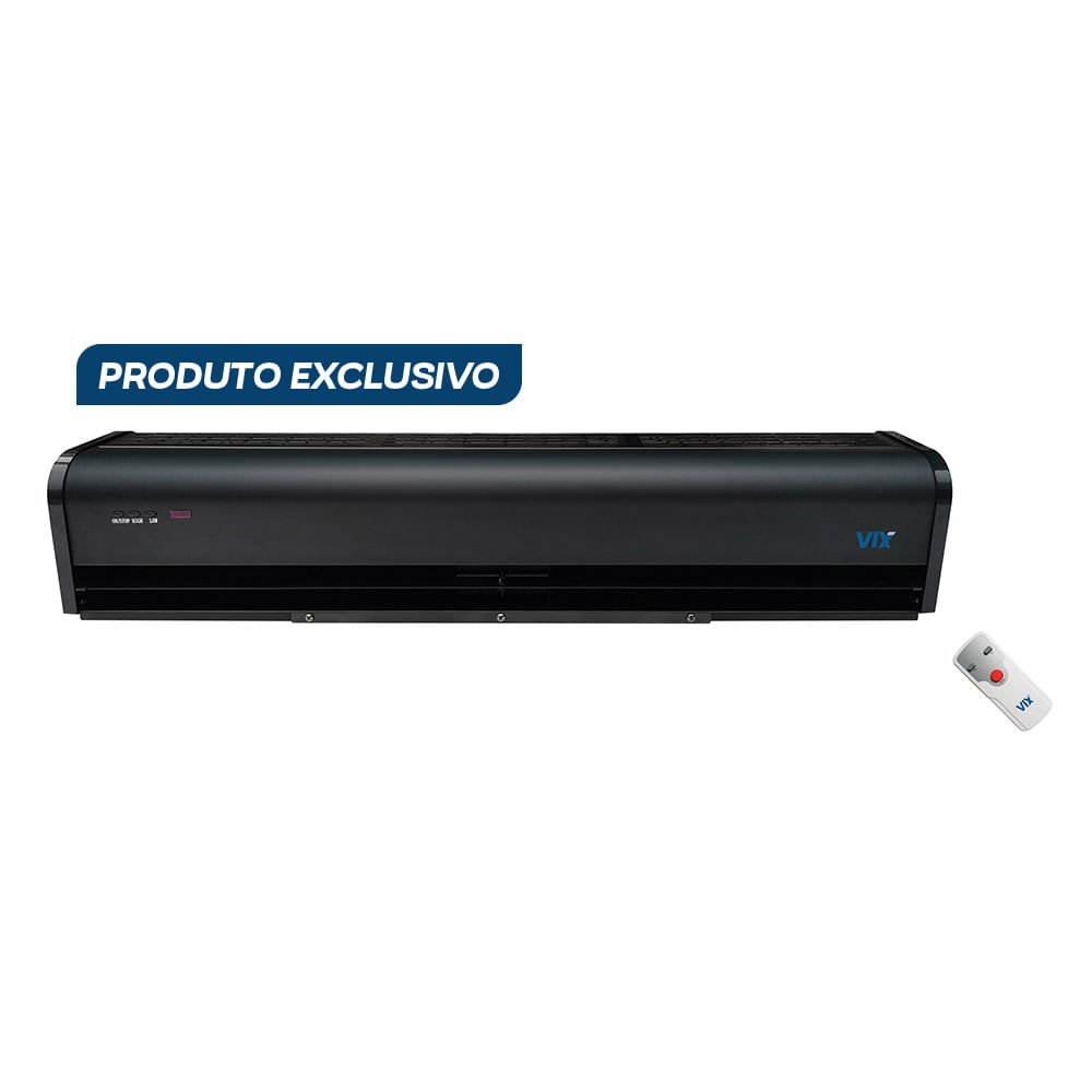 Cortina de Ar Vix One 120 cm Preta ¿ 220 Volts