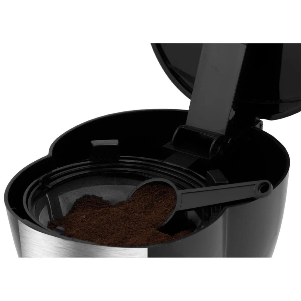 Cafeteira Britânia BCF32A - 30 Xícaras, Jarra de Vidro, Preto/Inox, 220V