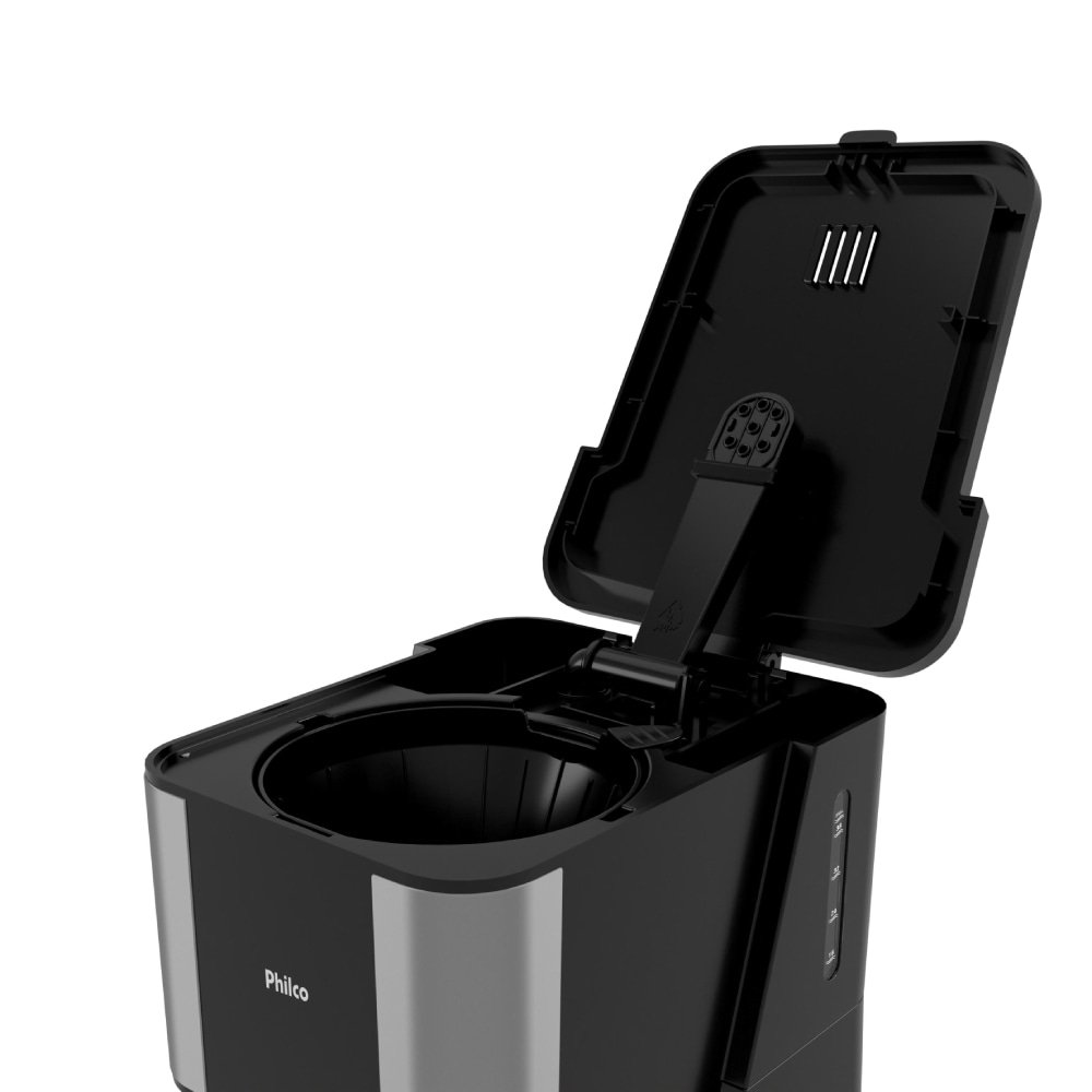 Cafeteira Philco PCF40A | 40 Xícaras, Jarra de Vidro, Preto, 220V