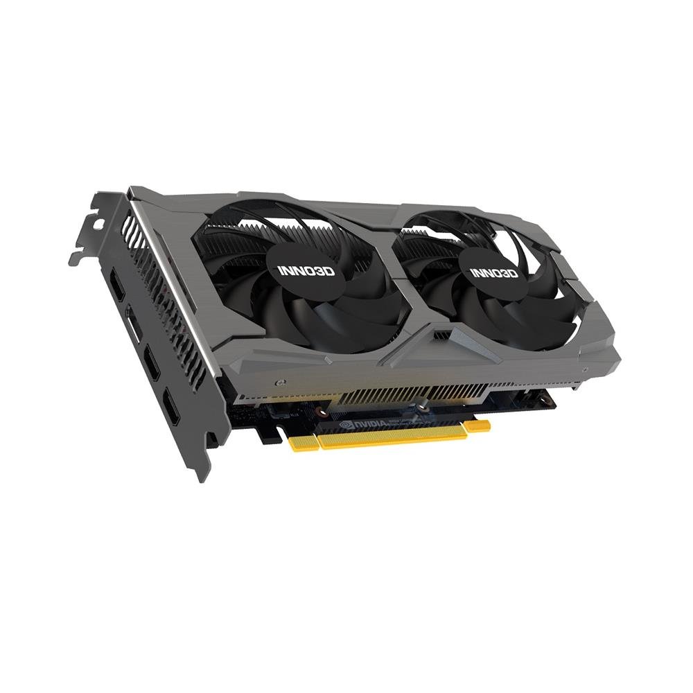 Placa de Vídeo INNO3D GeForce GTX 1650 Twin X2 OC V3, 4GB, GDDR6, 128-Bit, Preto