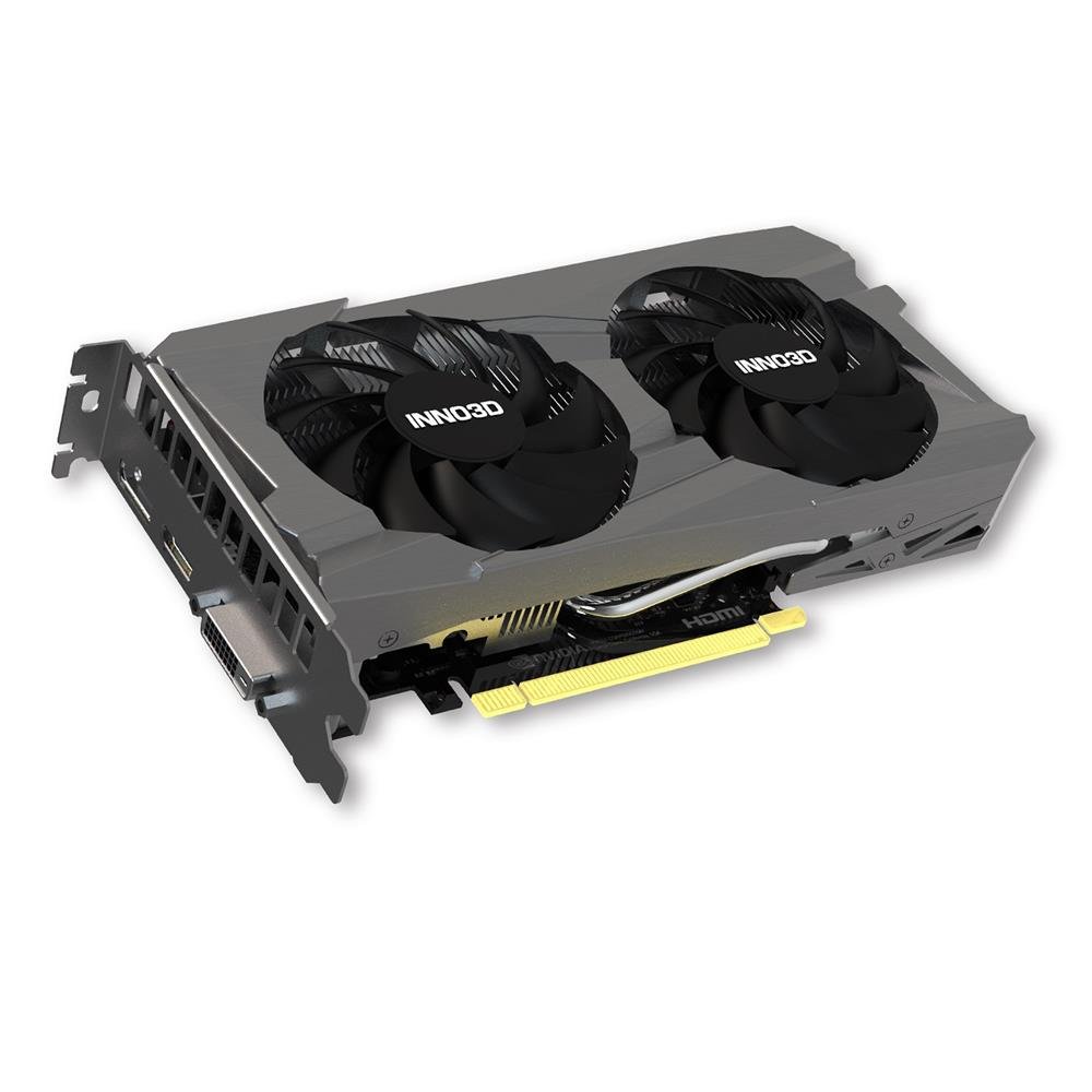 Placa De Vídeo Inno3d Geforce Rtx 3050 Twin X2, 8Gb, Gddr6, 128-Bit, Preto