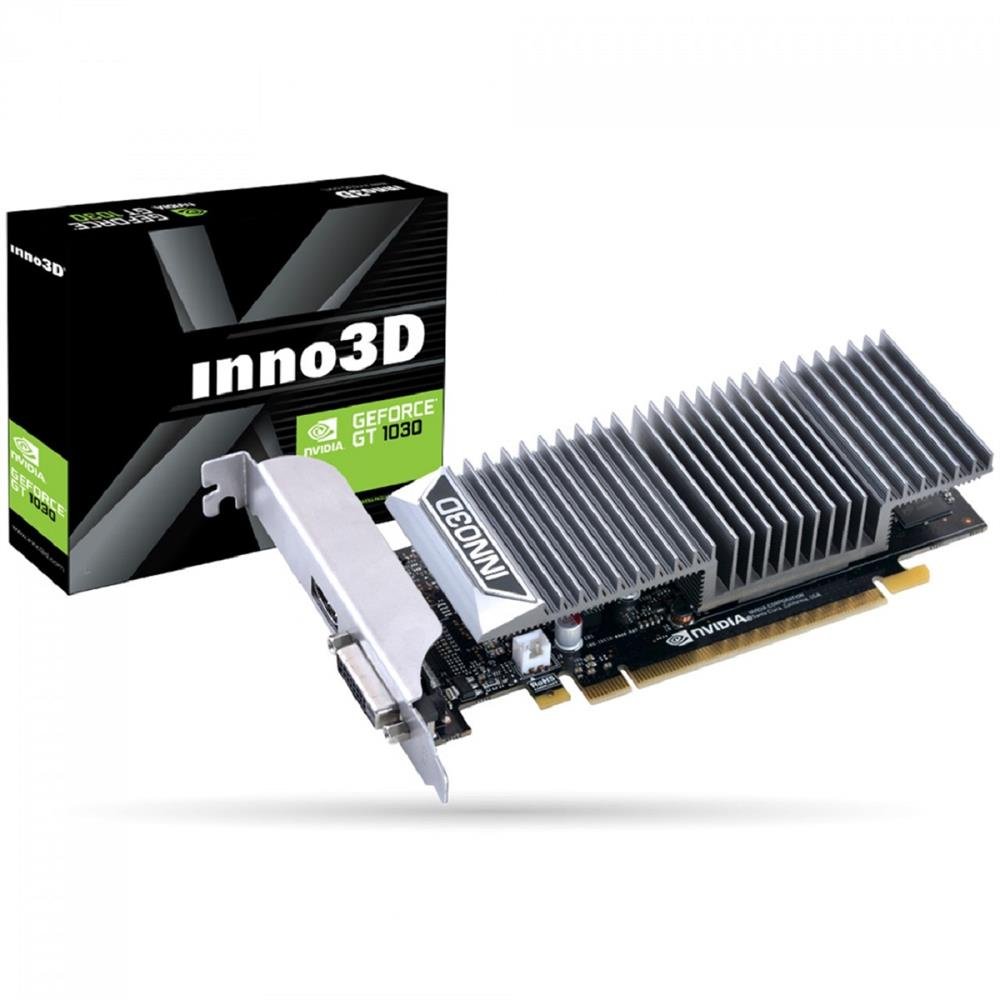 Placa De Vídeo Inno3d Geforce Gt 1030, 2Gb, Gddr5, 64-Bit