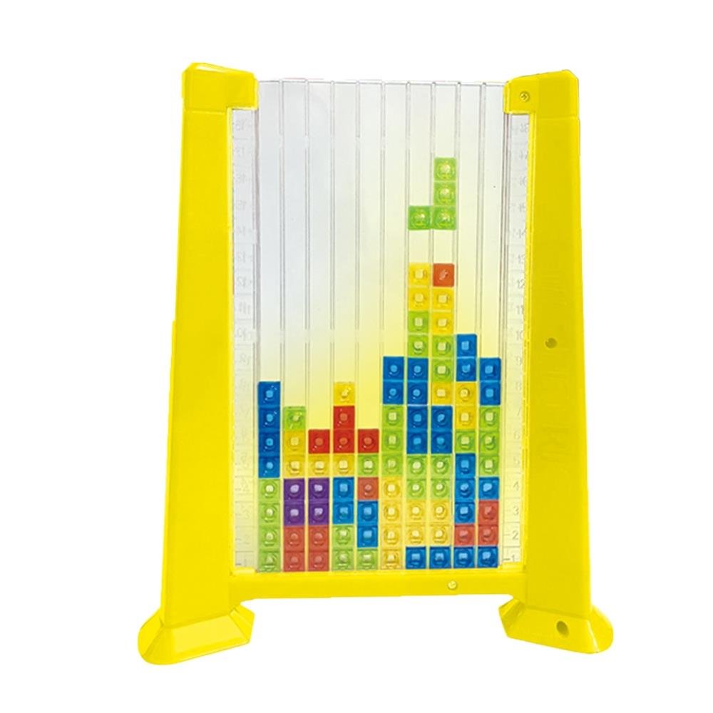 Jogo Tetrix com Peças que Brilham no Escuro Amarelo Multikids - BR1676