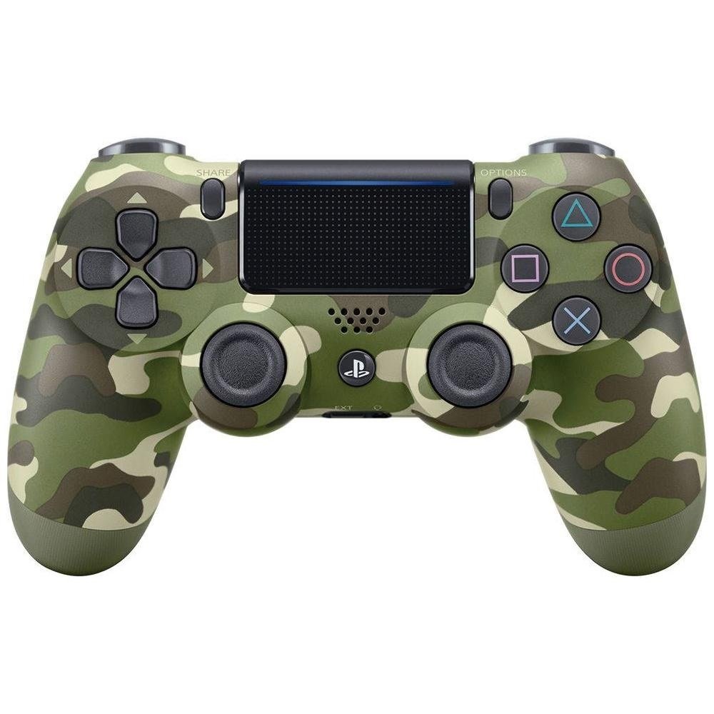 Controle Ps4 Sem Fio Dualshock 4 Camuflado Green, Sony Playstation