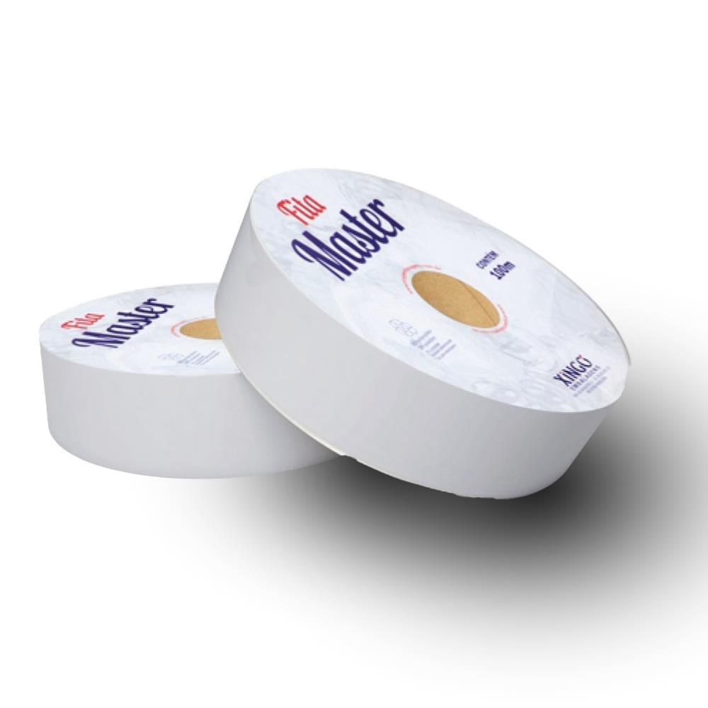 Fita Master Lisa 16Mm Branca 50M - Embalagem com 1 unidade.