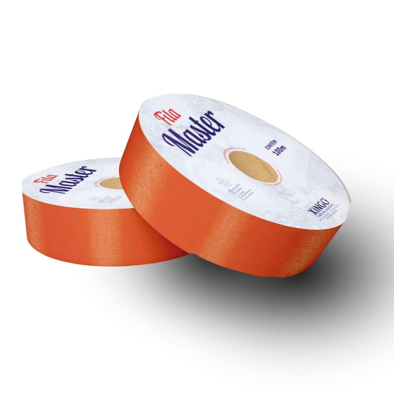 Fita Master Lisa 16Mm Laranja - Embalagem com 1 unidade.