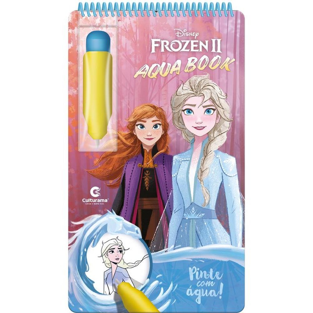 Livro para Colorir com Água - Frozen 2