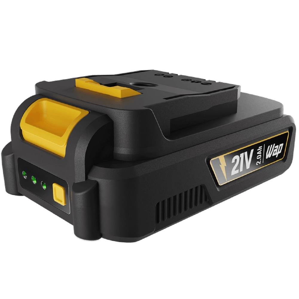 Bateria Para Parafusadeira E Motosserra Wap 21V K21 Bt02, 2000Mah, Bivolt, Preto