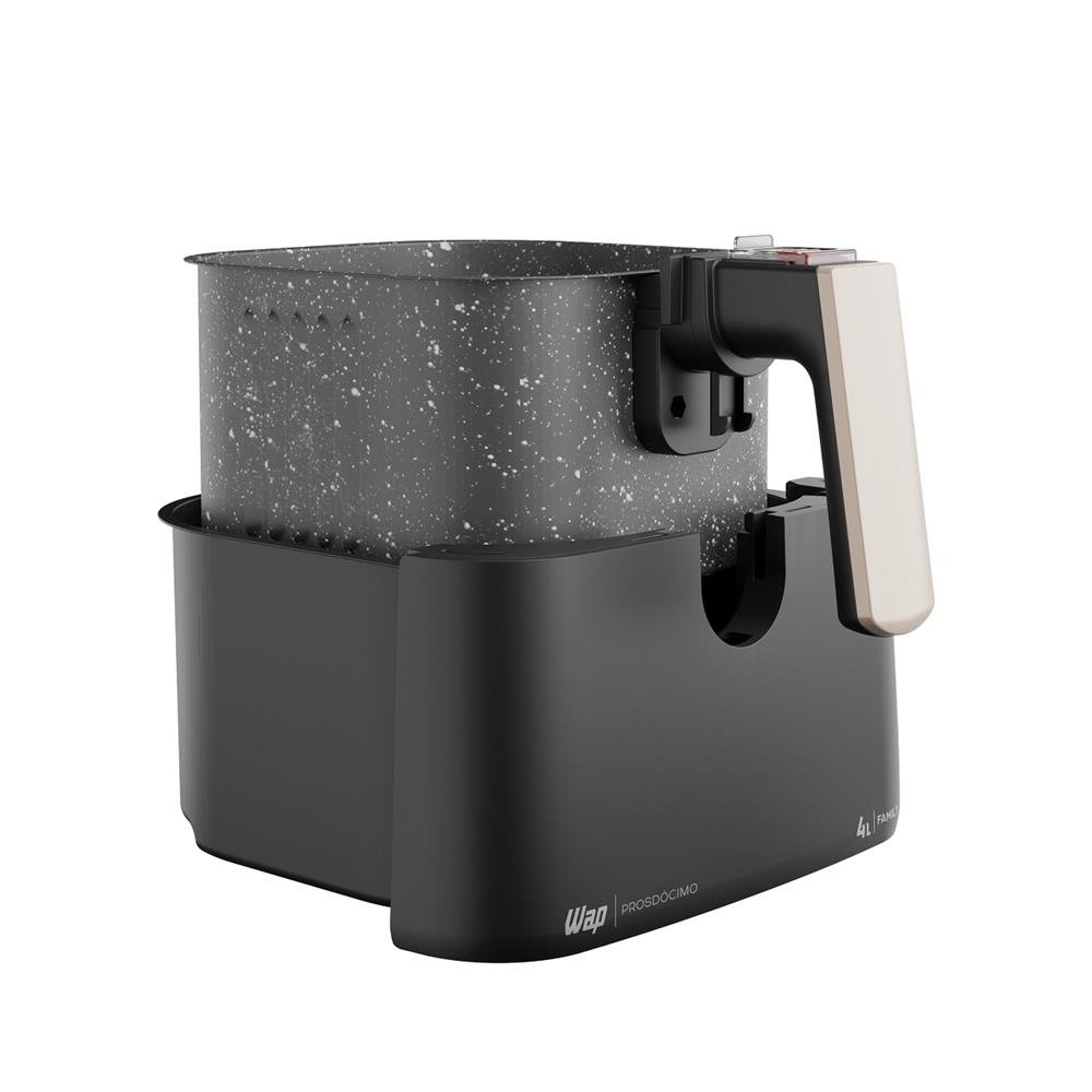 Fritadeira Eletrica Wap Airfry Family Prosdocimo, 4 Litros, 1500W, 220V, Preto