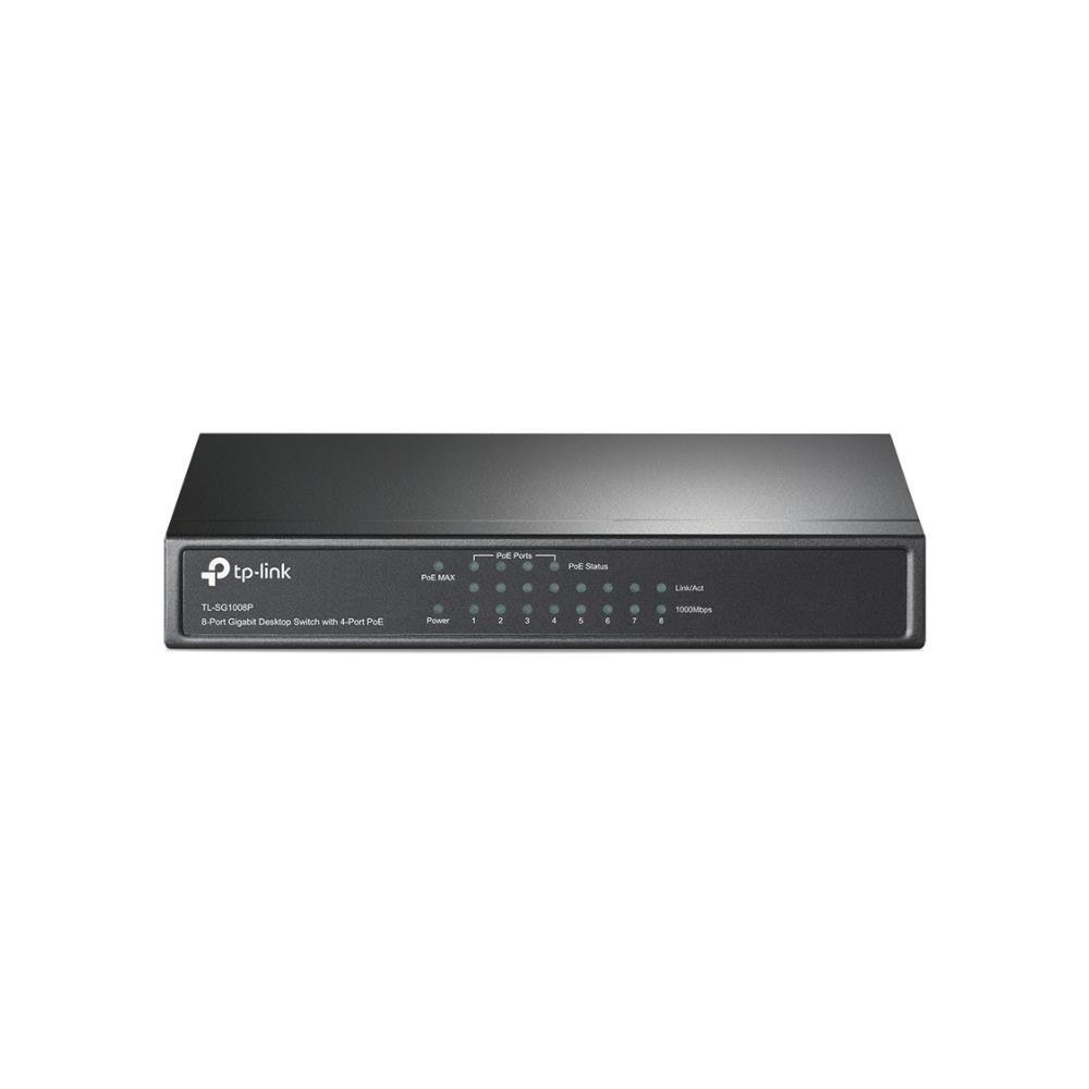 Switch Tp-Link Tl-Sg1008p Gigabit 8 Portas Poe+