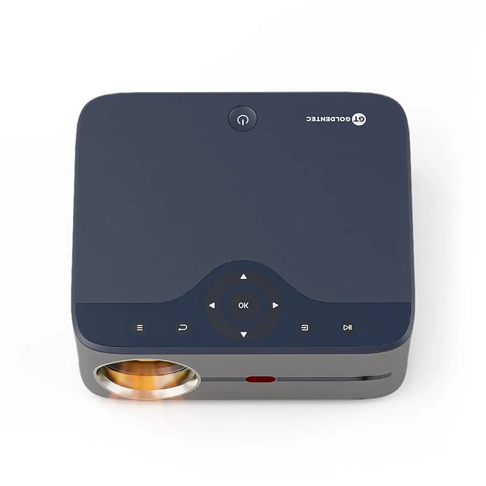 Projetor Multimídia Goldentec 7000 Lúmens Full HD com Android, Wi-Fi, Bluetooth, HDMI, USB, AV