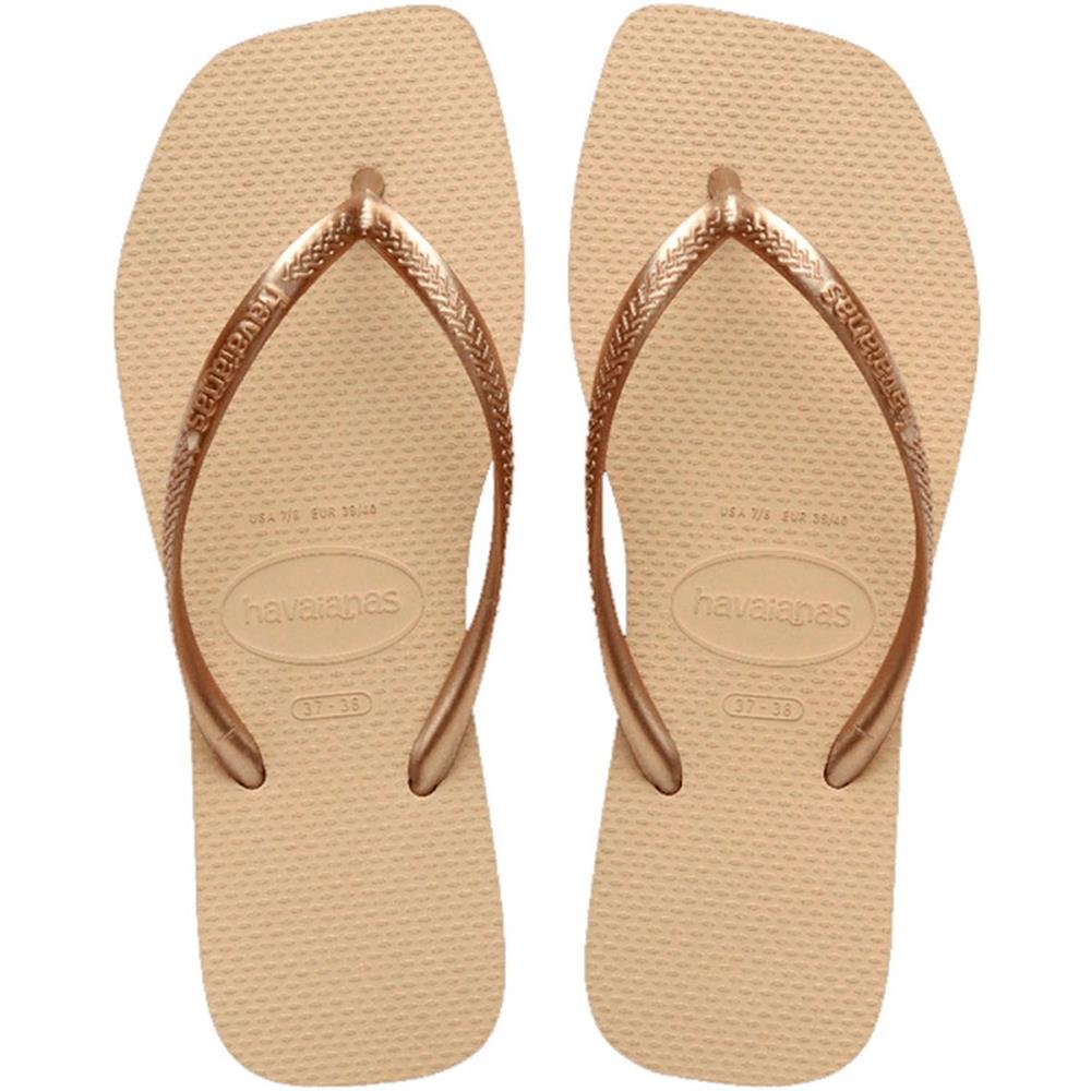 Havaianas Slim Square 0154 Areia 33-40 com 12 Pares