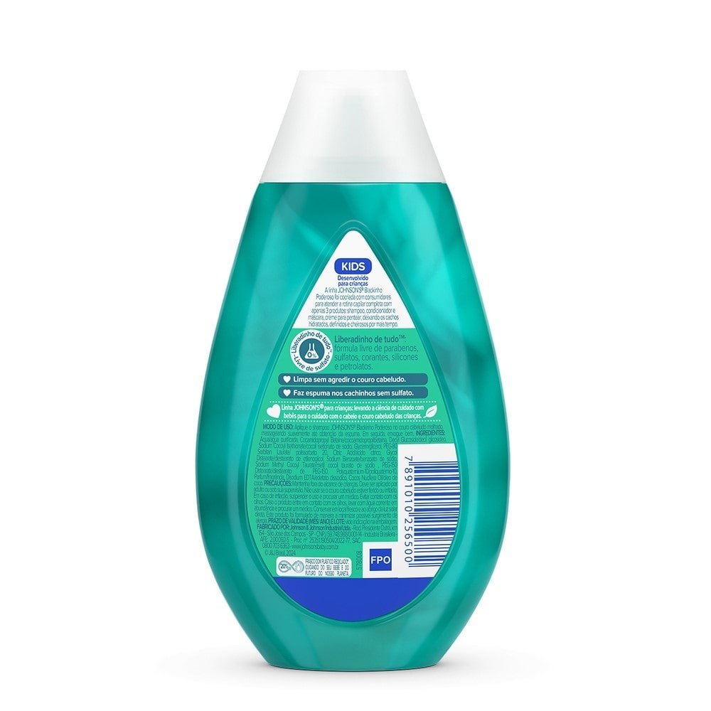 Shampoo Johnson Baby Blackinho Poderoso 200ml