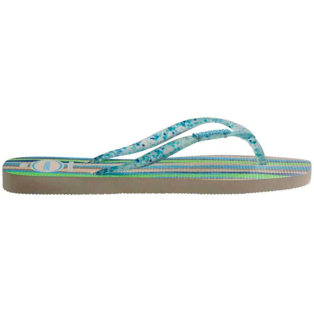 Havaianas Slim Square Folia 0121 Bege Palha 41/42 com 12 Pares