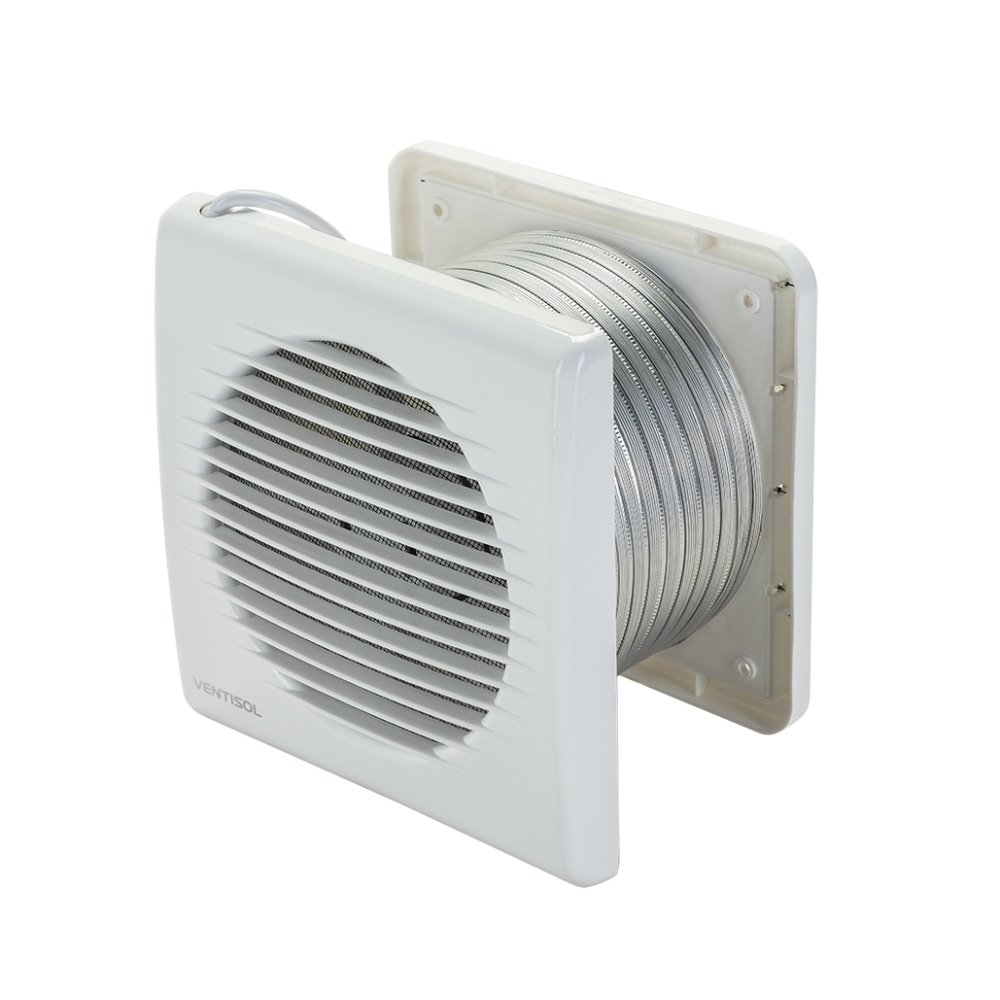 Kit Exaustor Ventilador Axial Banheiro Ventisol KEXB-03 - 15,0 cm, 1.350 RPM, Bivolt